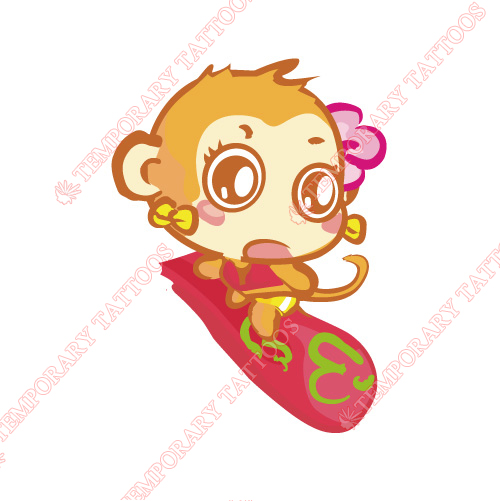 Monkey Customize Temporary Tattoos Stickers NO.8659